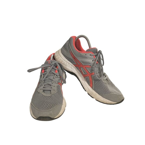 Asics Gel Contend 6 Women's Size 10 Gray Coral Running sneakers Shoes - Picture 1 of 8